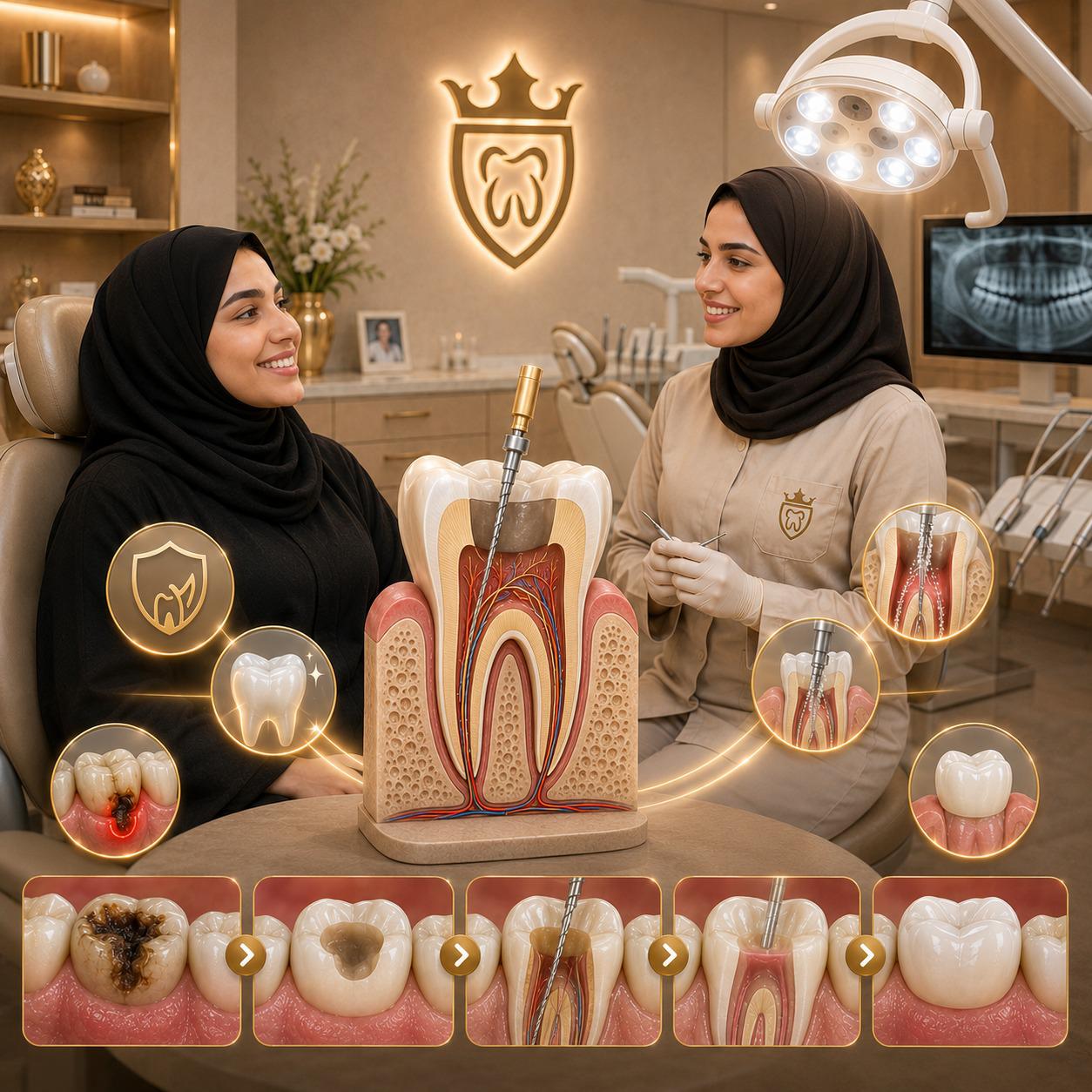 ودّع ألم الأسنان للأبد: دليلك الشامل لعلاج العصب والاحتفاظ بابتسامتك