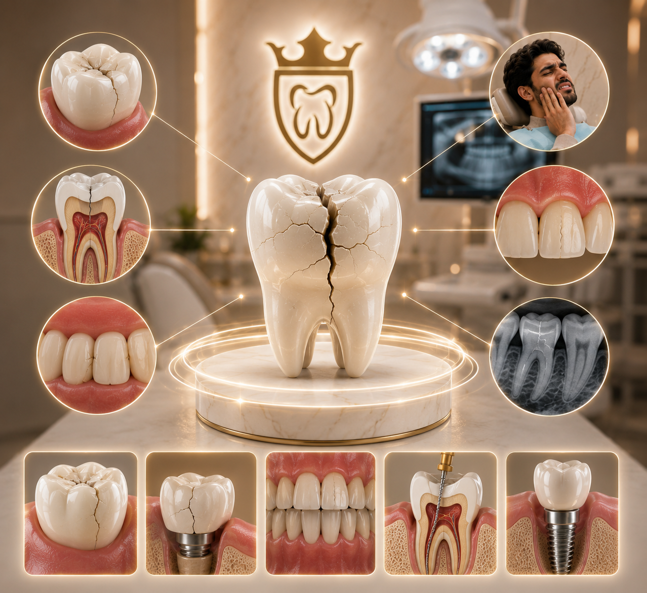 تشققات الأسنان: الأسباب والأعراض وطرق العلاج للحفاظ على ابتسامتك
