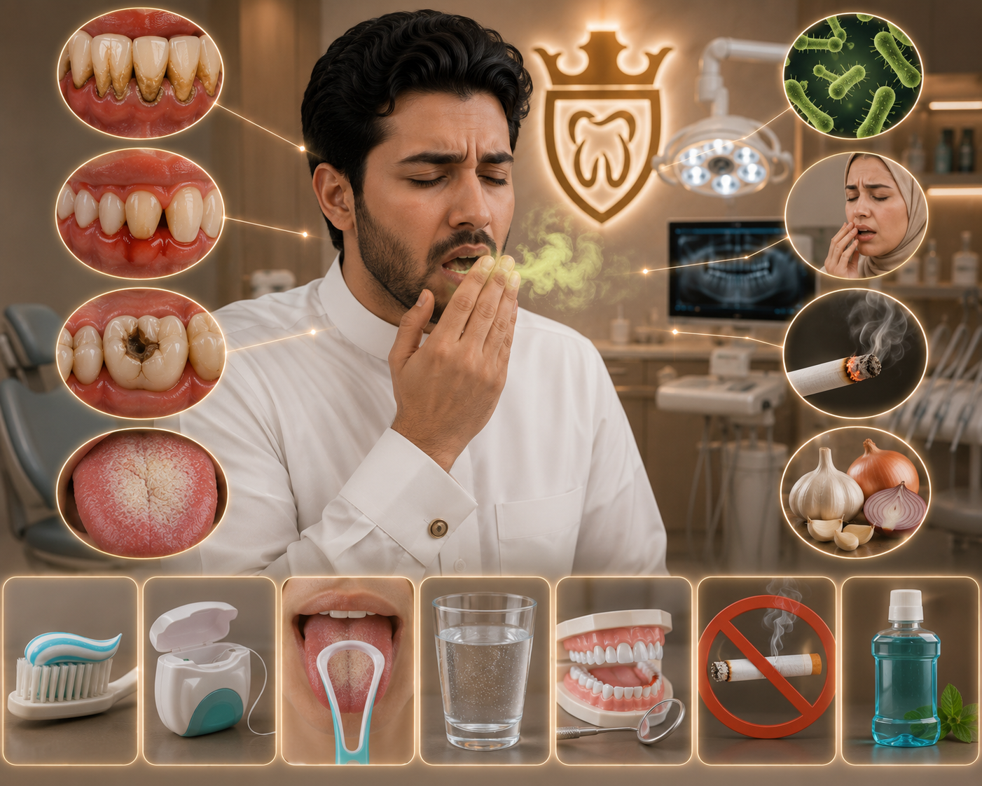 رائحة الفم الكريهة: الأسباب الحقيقية وطرق التخلص منها نهائيًا