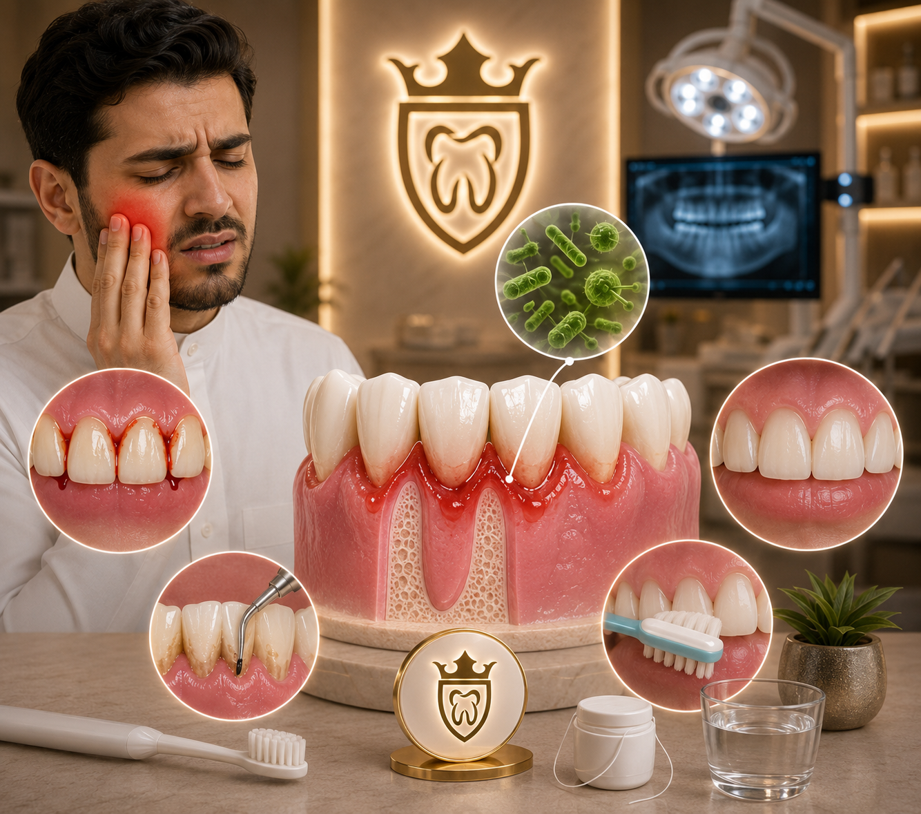 التهاب اللثة: الأعراض والأسباب وطرق العلاج قبل تطور الحالة
